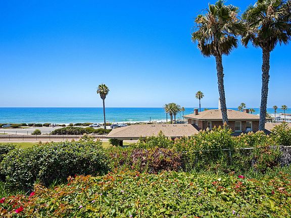Exterior grounds. The Old Train Station and the Pacific Ocean.