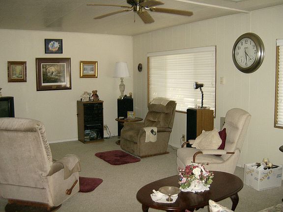 Living room is open and has a spacious feeling.