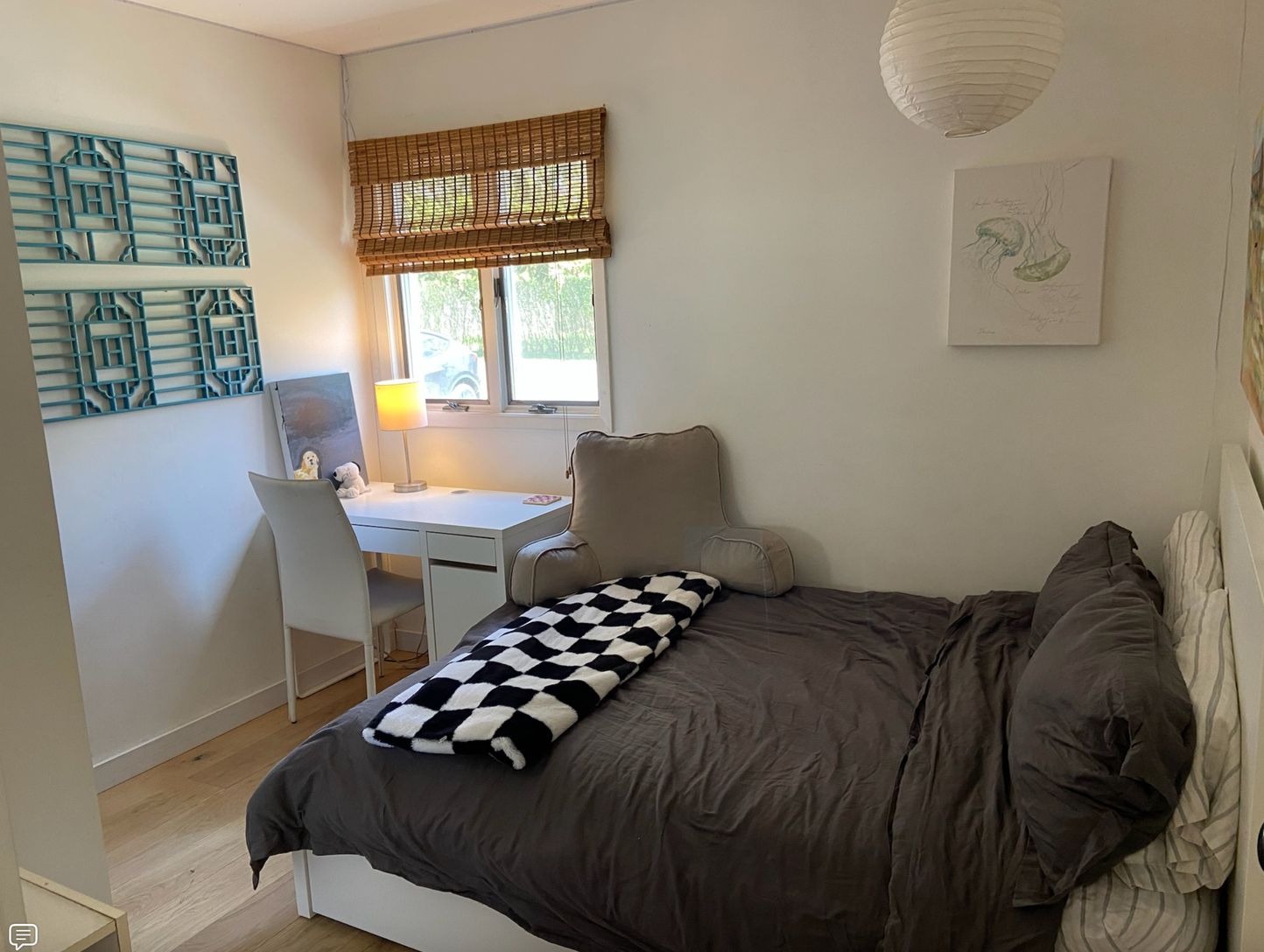  Bedroom with full-size bed.