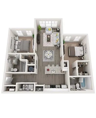 Floor plan B-1 B