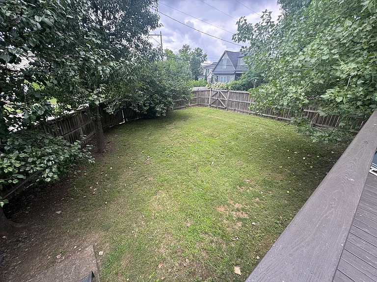 private backyard