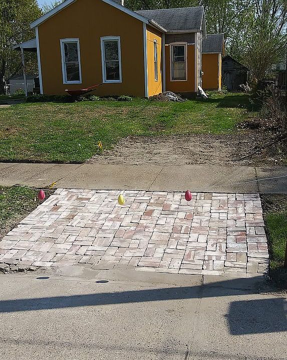 New Brick Driveway & SIDEING