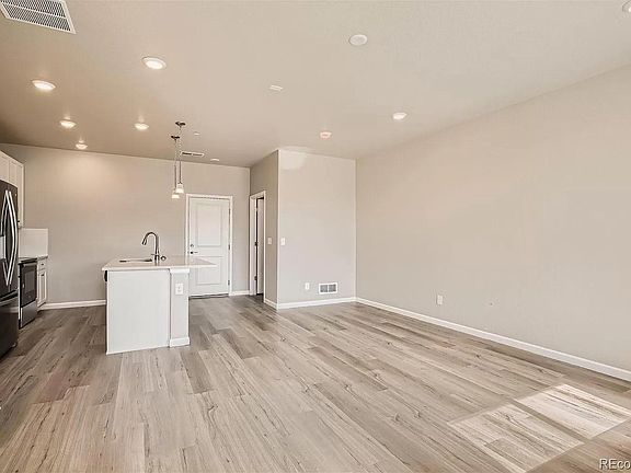 Open floor plan on first level