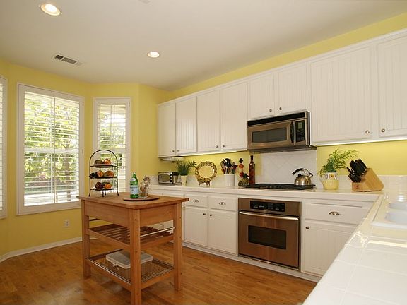 Open kitchen with lots of storage space