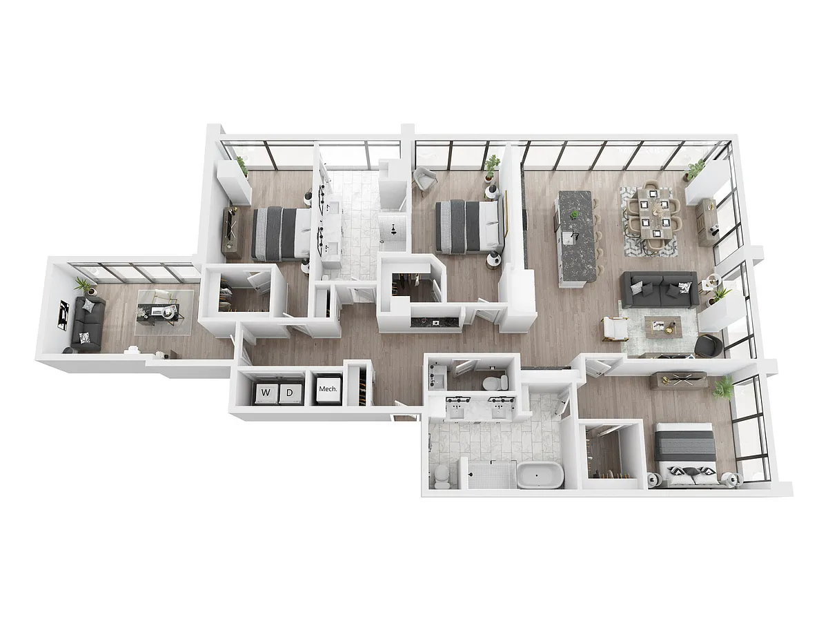 Floor plan Penthouse - B3