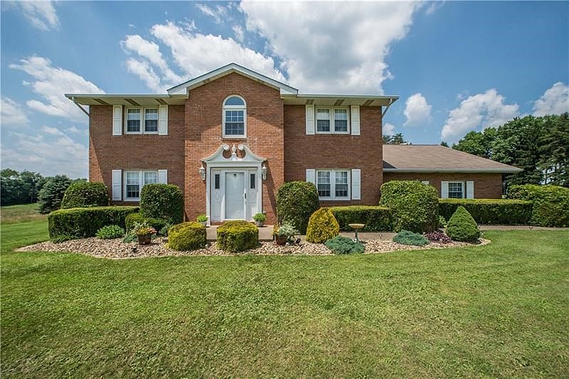 Custom built 3 bedroom colonial on 5.17 level acres minutes to the parkway (376) and airport.  Also convenient to Robinson Twp o