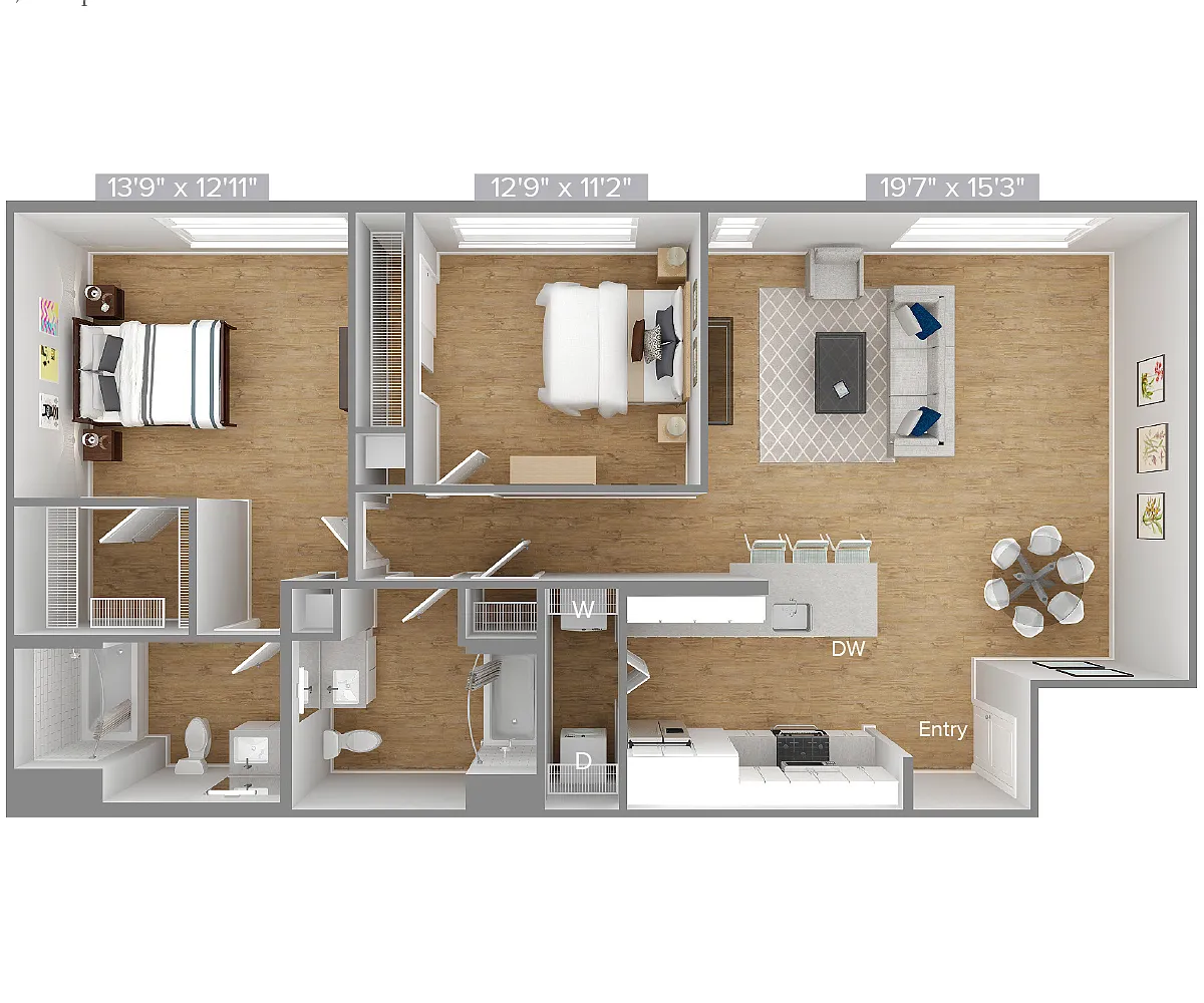 Floor plan B8