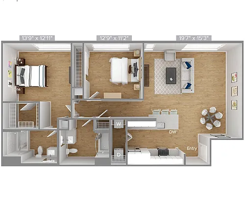 Floor plan B8