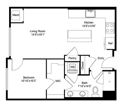 Floor plan B3