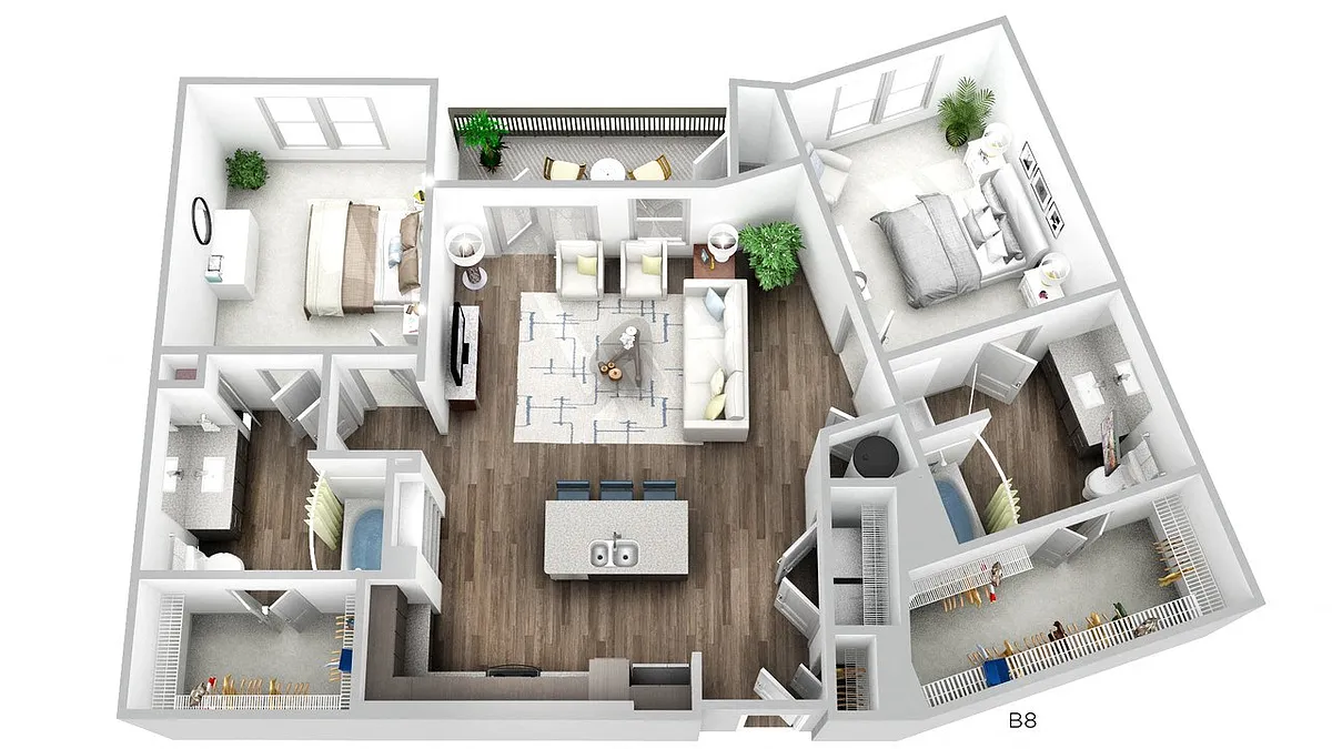 Floor plan B8