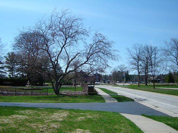 Showing the street in from front of home that leads to the Midland Country Club entrance.