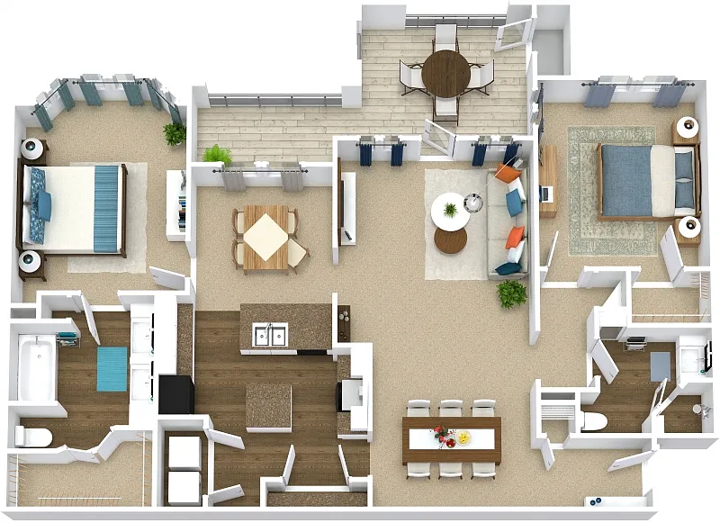 Floor plan Comal