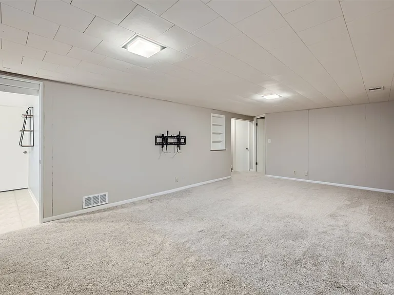Clean and bright basement