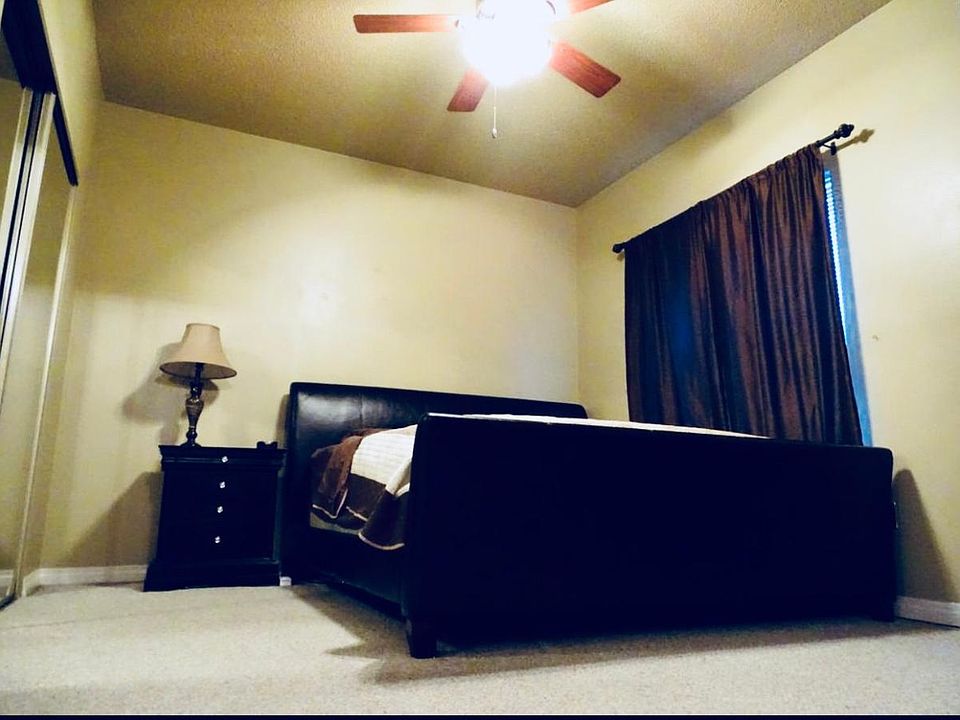 Master bedroom fits king bed.