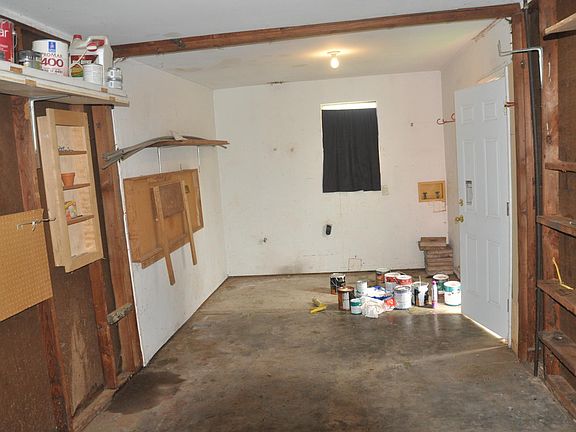 Storage area within the garage.