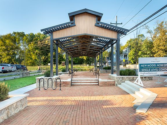 The neighborhood pavilion is the perfect place for a picnic or to just enjoy the outdoors.