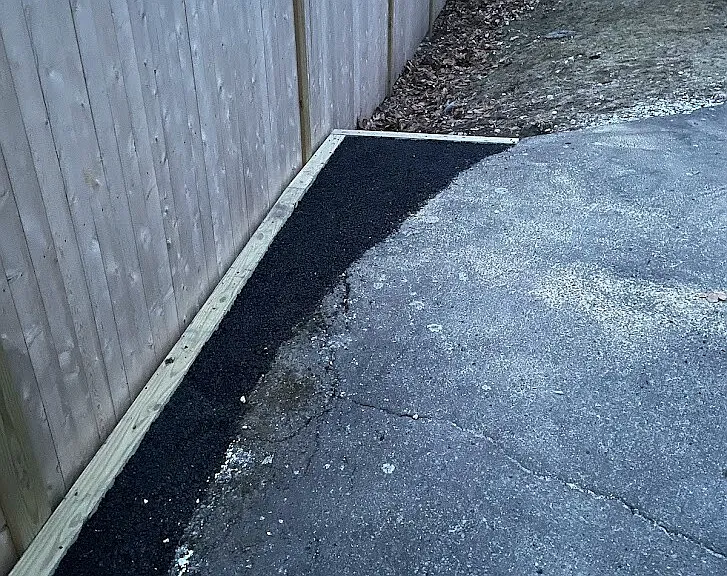 Wider Driveway and New Fence