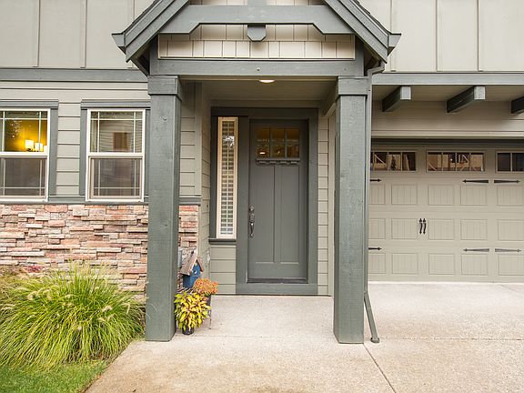 Upgraded garage & front door