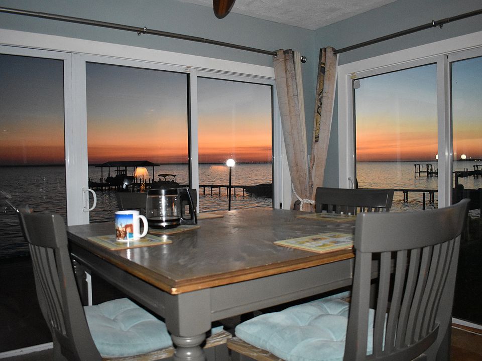 EVENING VIEW FROM DINING TABLE