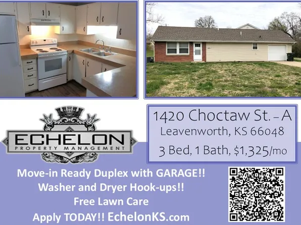 1420 Choctaw St., 1420 Choctaw St APT A, Leavenworth, KS 66048