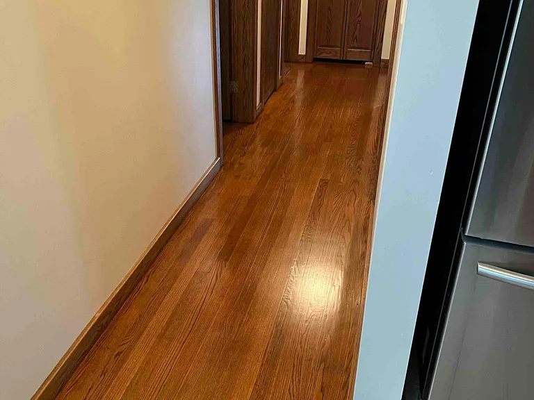 Hallway to bedrooms and bathroom
