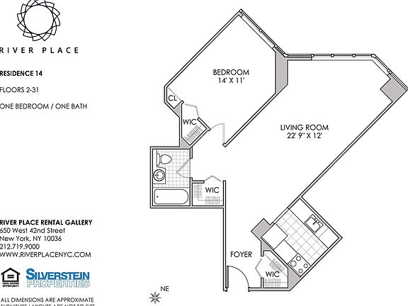 2nd image of 1 River Pl APT 2714