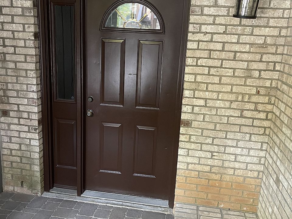 Close up view of the back entrance.