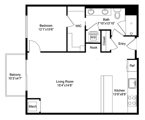 Floor plan B7