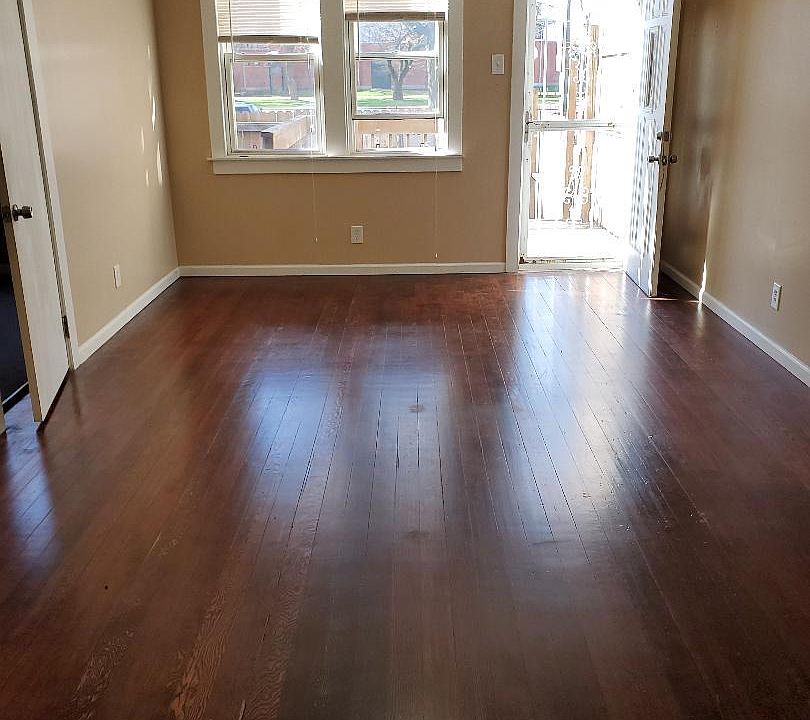Living Room with hardwood flooring