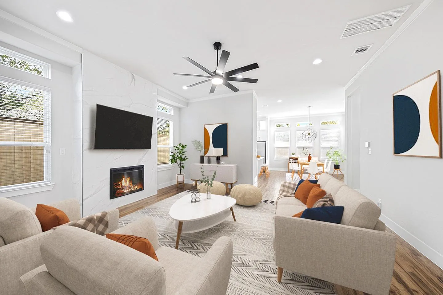 New West Dallas home with rooftop balcony near Trinity Groves — Photo 2