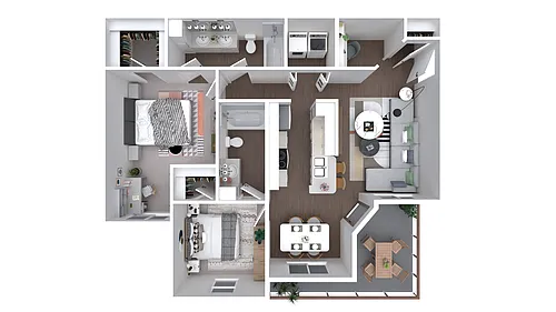 Floor plan 2X2-1157