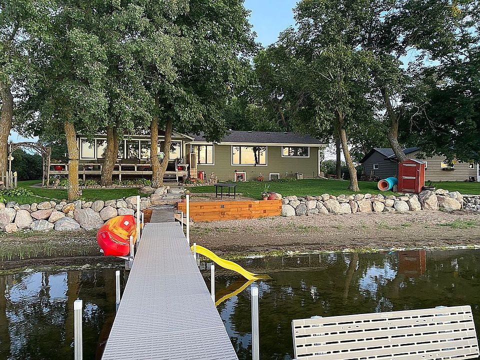 back of home from the lake