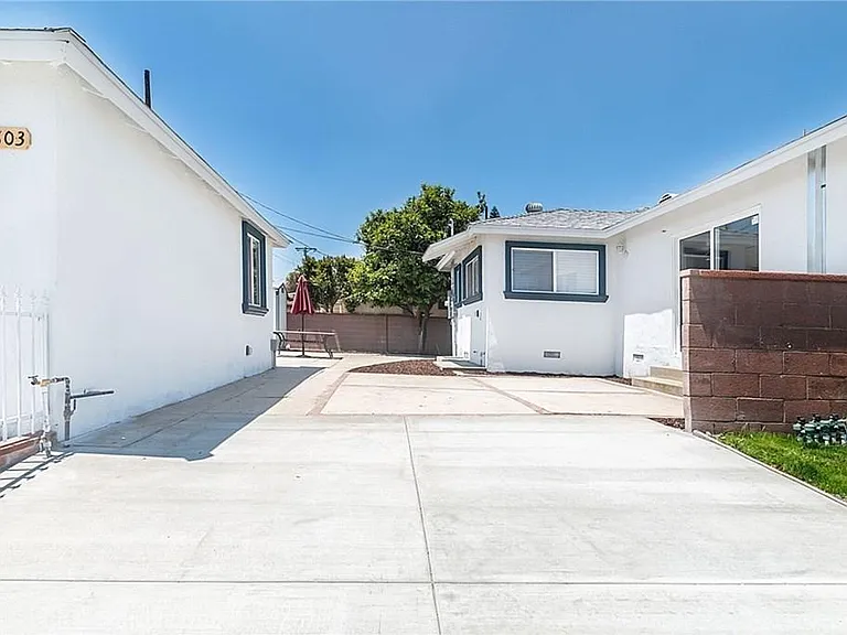 Right side of driveway is signed parking to new tenant .
