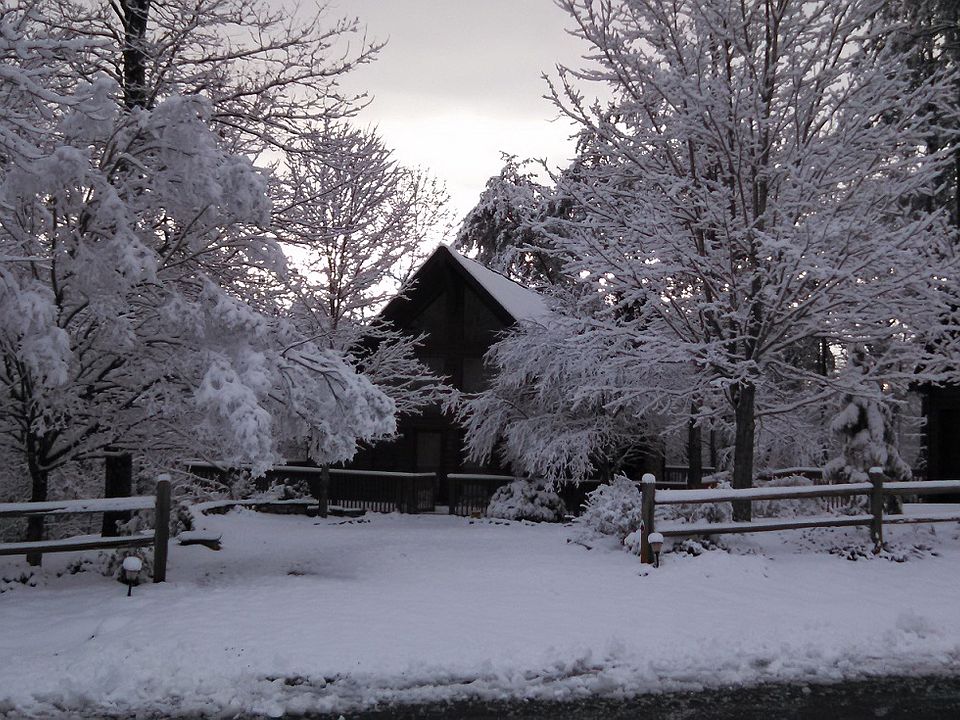 Front of house - winter