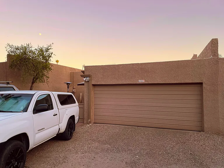 2 car garage plus 2 off street parking places