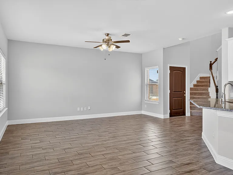 Great Room, Front Door, and Stairs