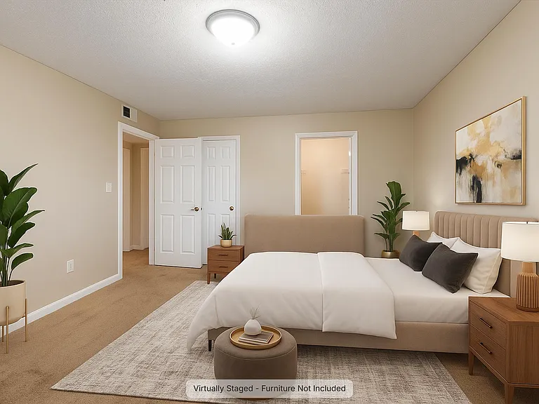HUGE! Primary bedroom with attached walk-in closet!