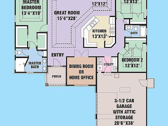 211 Seminole Cir. floor plan