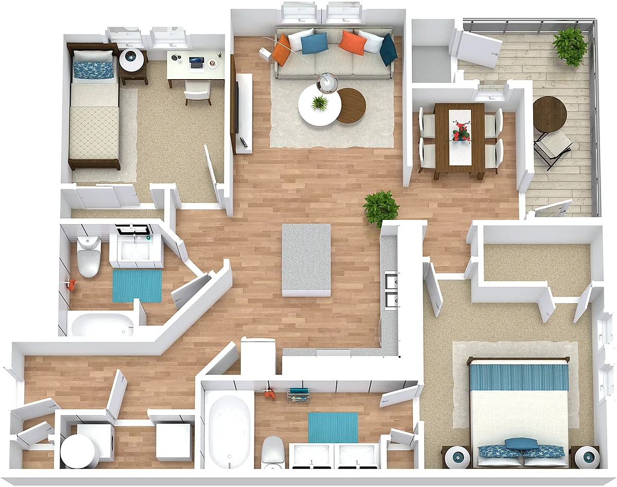 Floor plan Rose