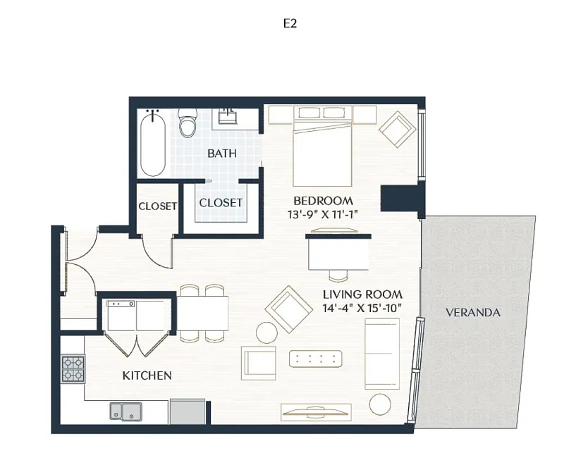 Floor plan E2