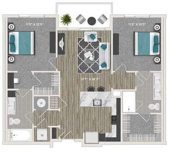 Floor plan 2A
