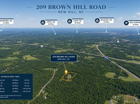 209 Brown Hill Rd, New Hill, NC 27562