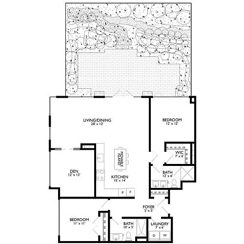 Floor plan Royale 2P20DEN