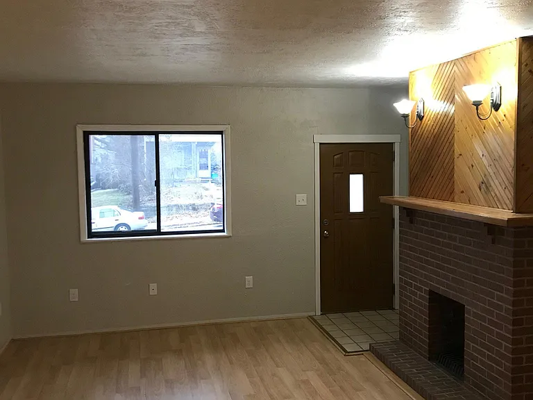 View from kitchen toward front door.