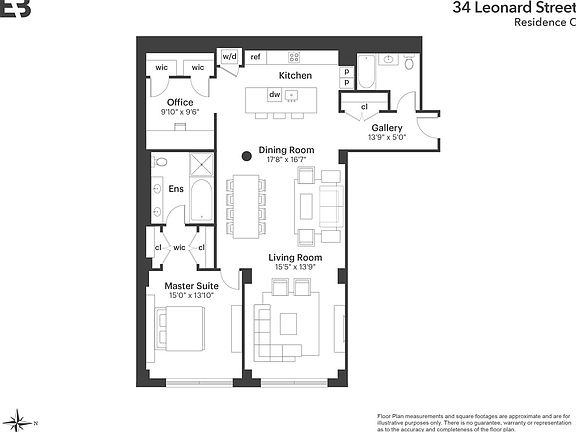 2nd image of 34 Leonard St #2C