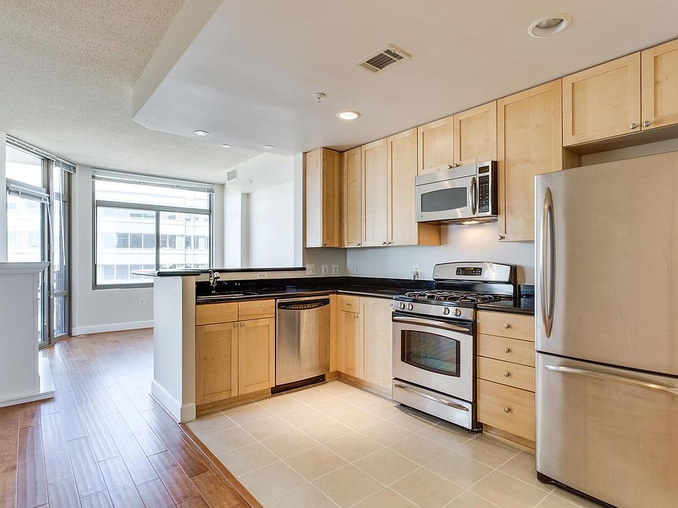 Gourmet kitchen with granite countertops and stainless steal appliances