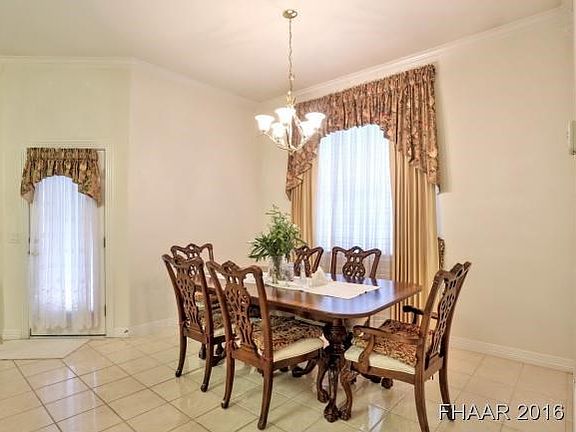Breakfast dining area