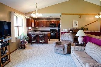 Kitchen and Living Room