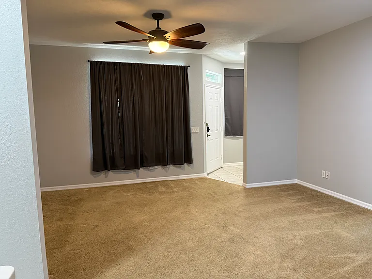 Living room and foyer