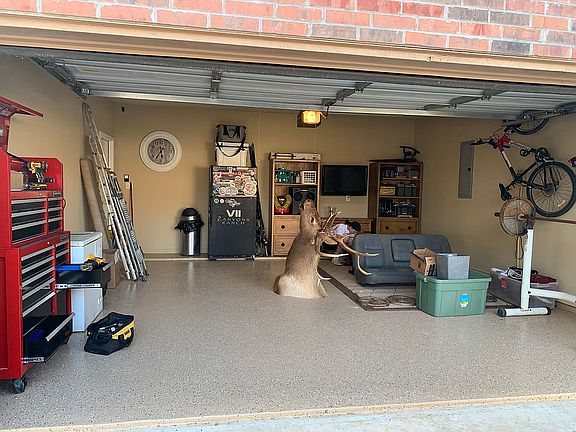 garage floor epoxy coated
